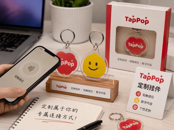 tappop讓普通掛件一碰打開數字內容